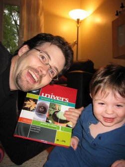 Benoit, son livre et ti-loup